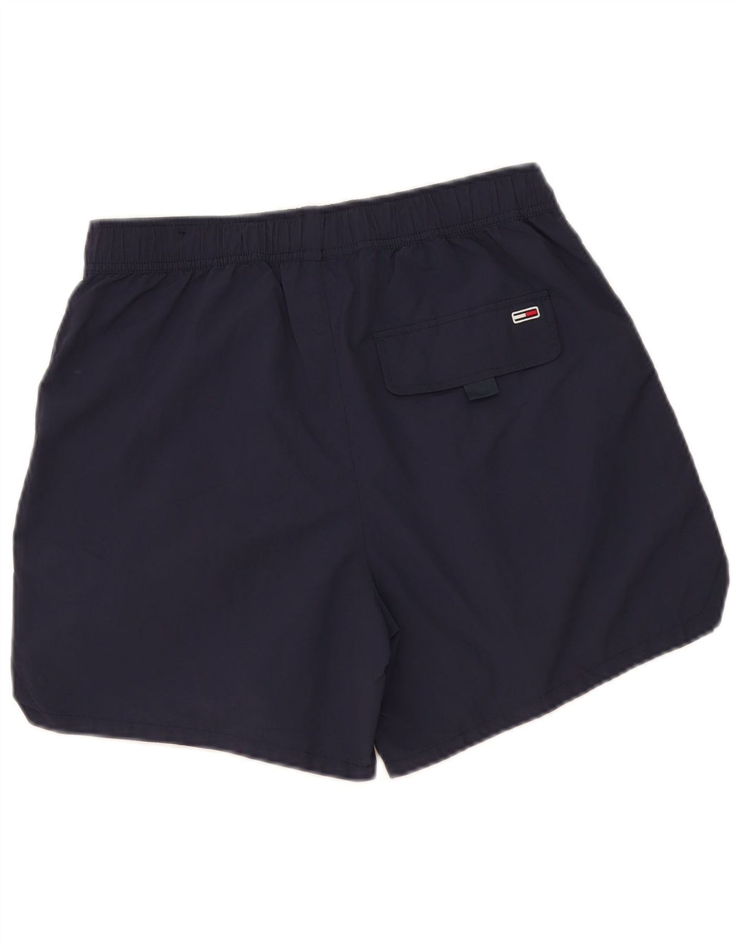 Tommy Hilfiger Shorts de natação masculino gráfico pequeno azul marinho poliamida