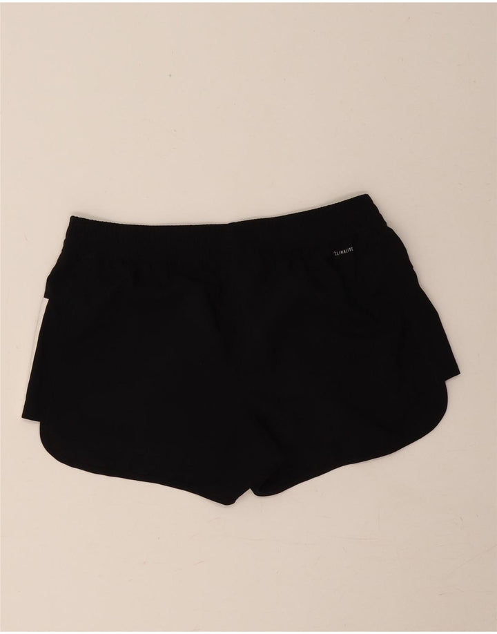 Adidas Womens Climalite Sport Shorts UK 12/14 Médio Preto Poliéster