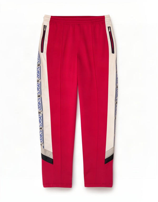Calça de treino feminina Asics Vintage Graphic IT 48 XL rosa colorblock