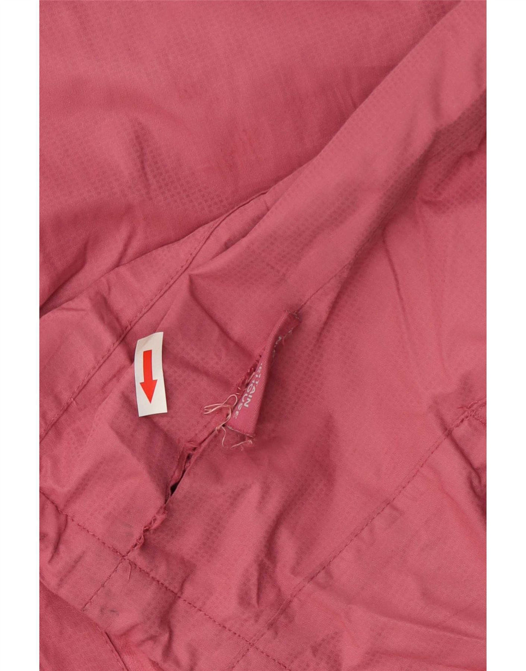 Capa de chuva encapuçado Reino Unido 14 grande poliéster rosa das mulheres do armazém da montanha