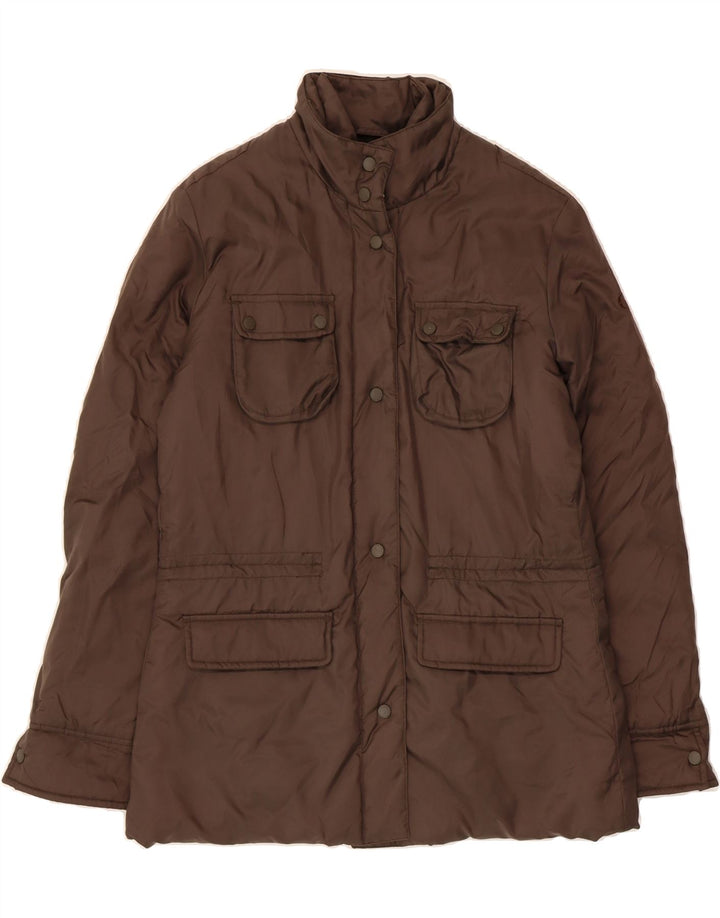 SERGIO TACCHINI Womens Padded Jacket IT 48 XL Brown Polyamide Vintage Sergio Tacchini and Second-Hand Sergio Tacchini from Messina Hembry 