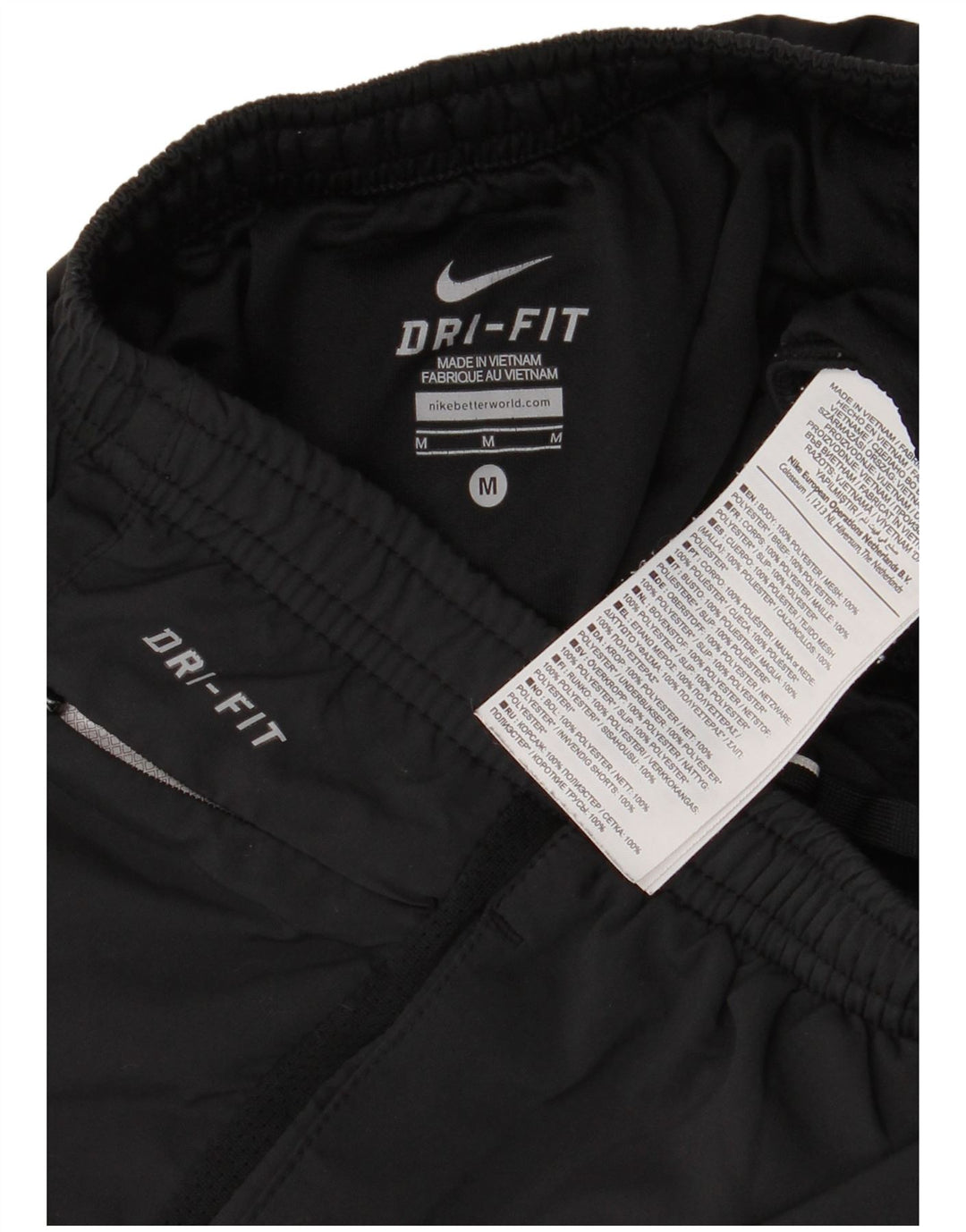 Nike Mens Dri Fit Sport Shorts Médio Preto Poliéster
