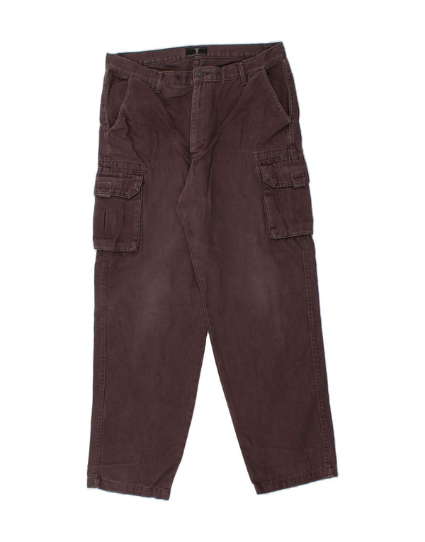 Calça cargo reta masculina VINTAGE W36 L32 algodão cinza