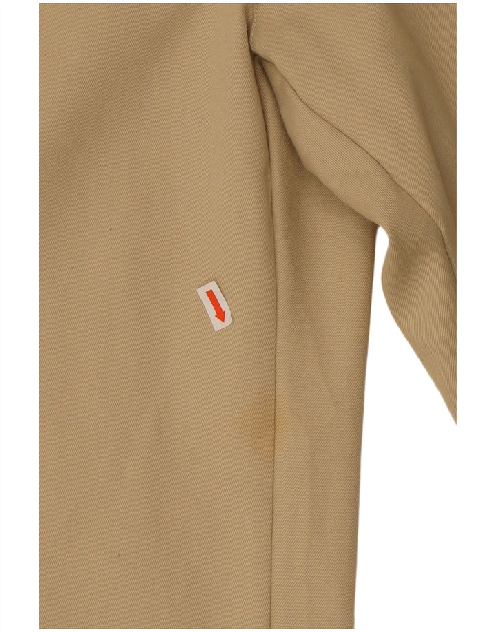 Calça chino masculina AVIREX W38 L30 algodão bege