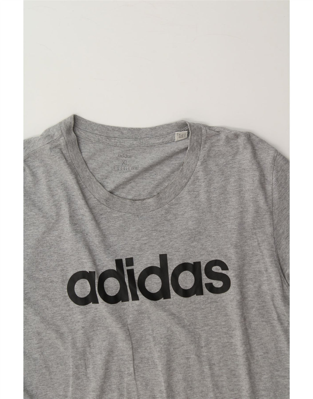 ADIDAS Mens Graphic T-Shirt Top XL Grey Cotton Vintage Adidas and Second-Hand Adidas from Messina Hembry 