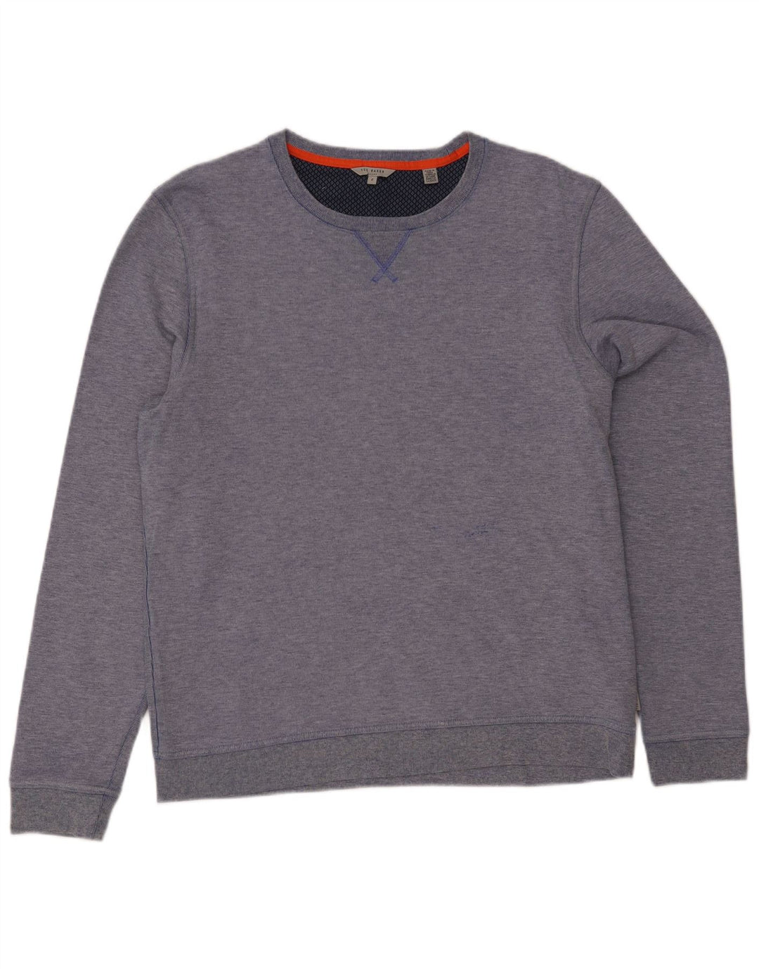 Suéter feminino TED BAKER tamanho 6 2XL algodão azul