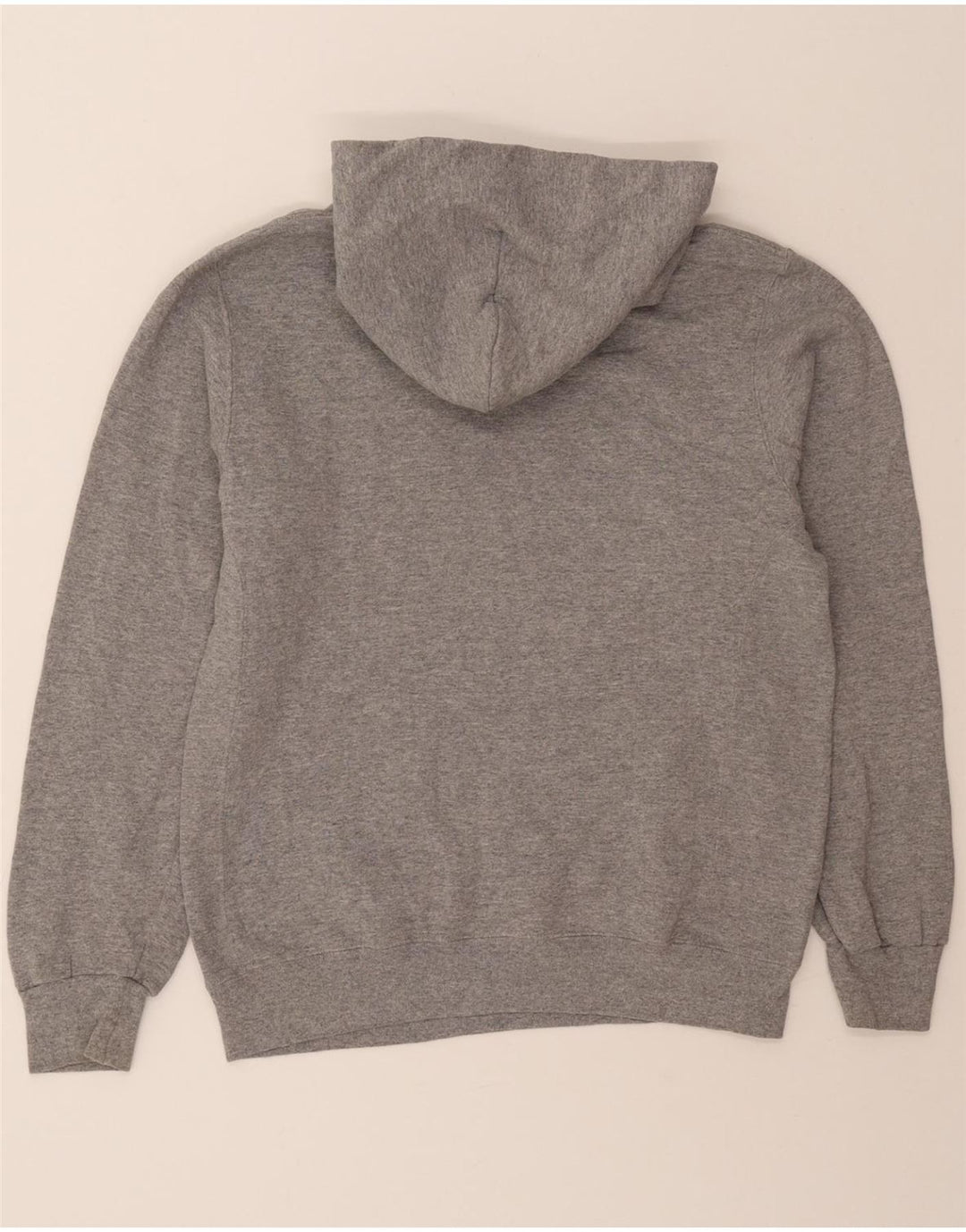 RUSSELL ATHLETIC Mens Graphic Hoodie Jumper Medium Grey Polyester Vintage Russell Athletic and Second-Hand Russell Athletic from Messina Hembry 