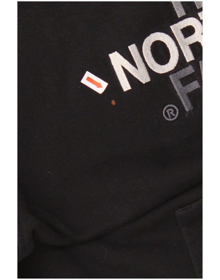 THE NORTH FACE Mens Graphic Hoodie Jumper XL Algodão Preto