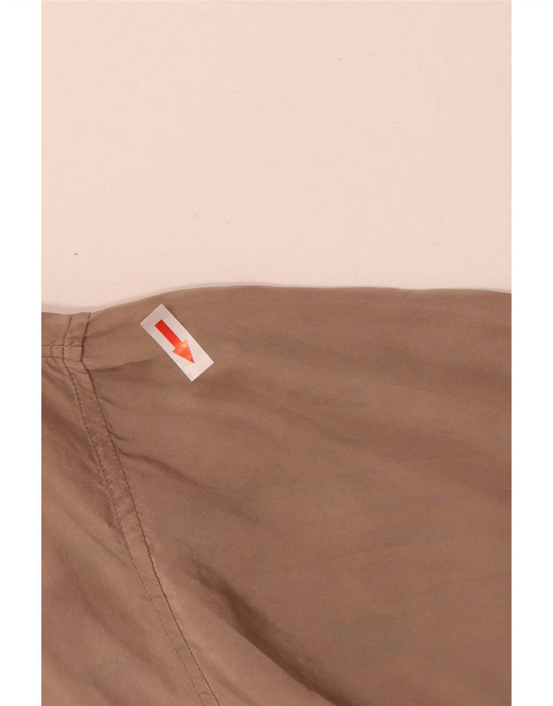 Camisa oversized feminina vintage com palangre IT 44 bege médio