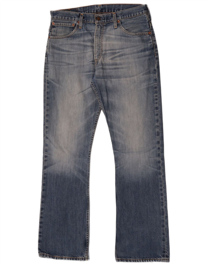 Levi's Masculino 507 Bootcut Jeans W34 L34 Azul Algodão