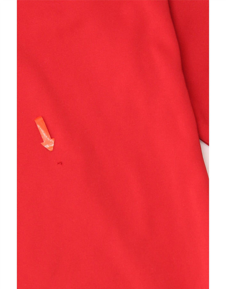 Jumper com capuz Nike Boys Dri Fit 12-13 anos grande poliéster vermelho