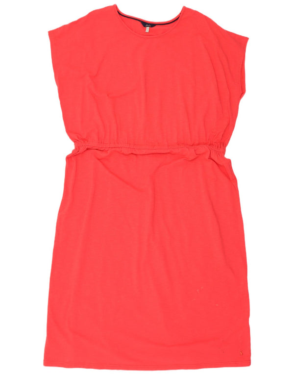 Vestido bainha feminino Joules UK 22 3XL algodão vermelho