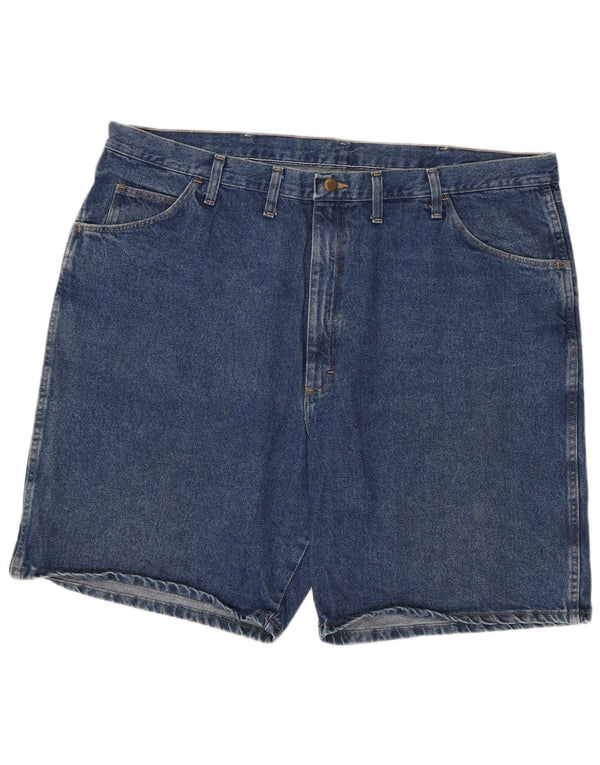 Shorts jeans masculino Wrangler W44 2XL algodão azul