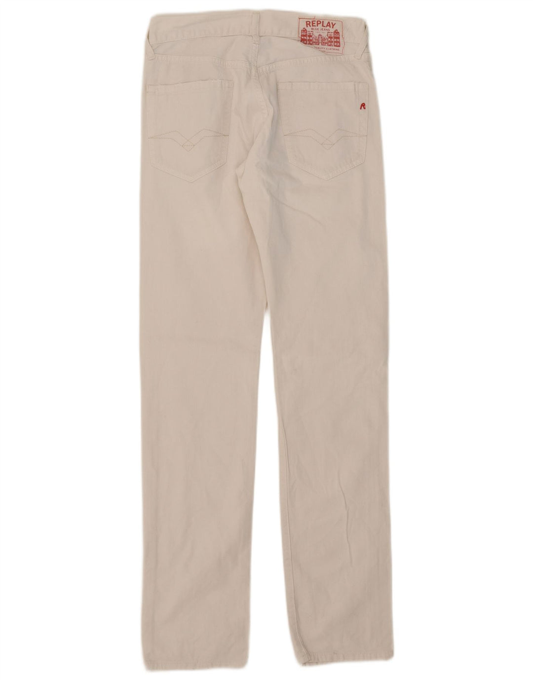 Replay Jeans Slim Feminino W30 L34 Branco