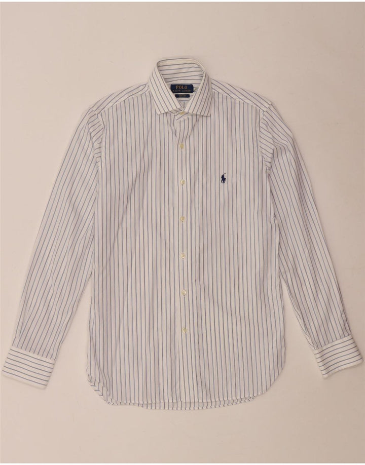 Camisa masculina POLO RALPH LAUREN pequena listrada branca