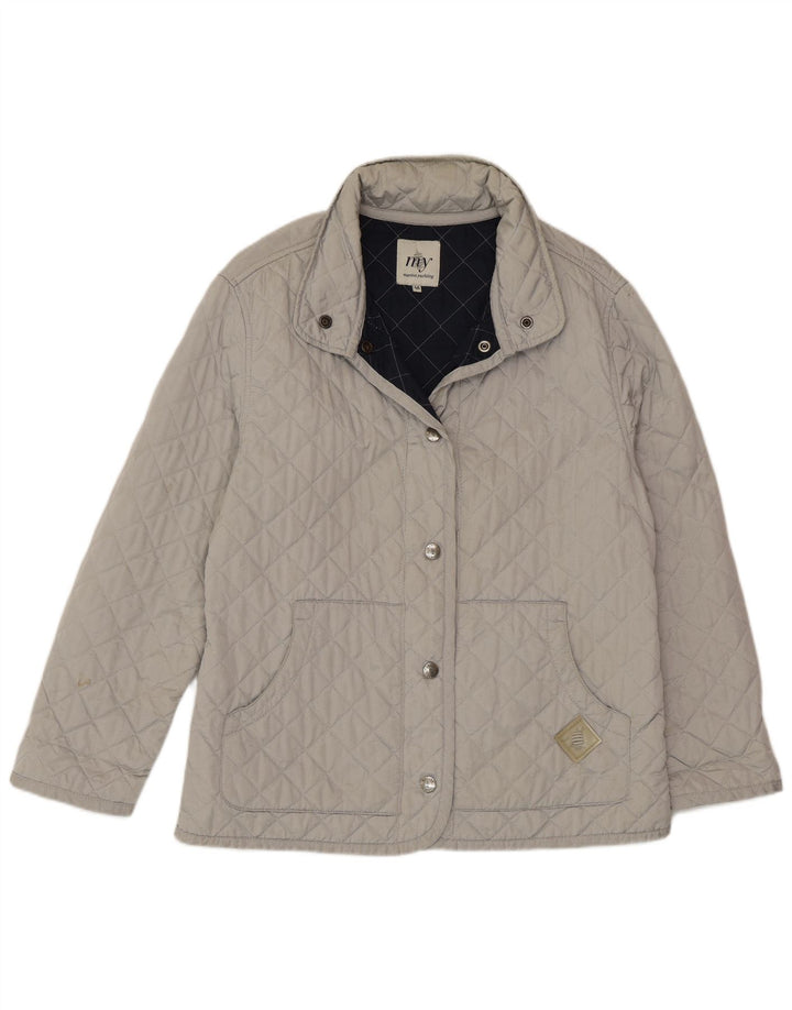 Jaqueta acolchoada feminina Marina Yachting IT 46 cinza grande