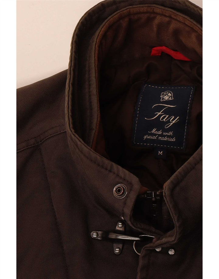 Jaqueta utilitária masculina Fay UK 38 marrom médio