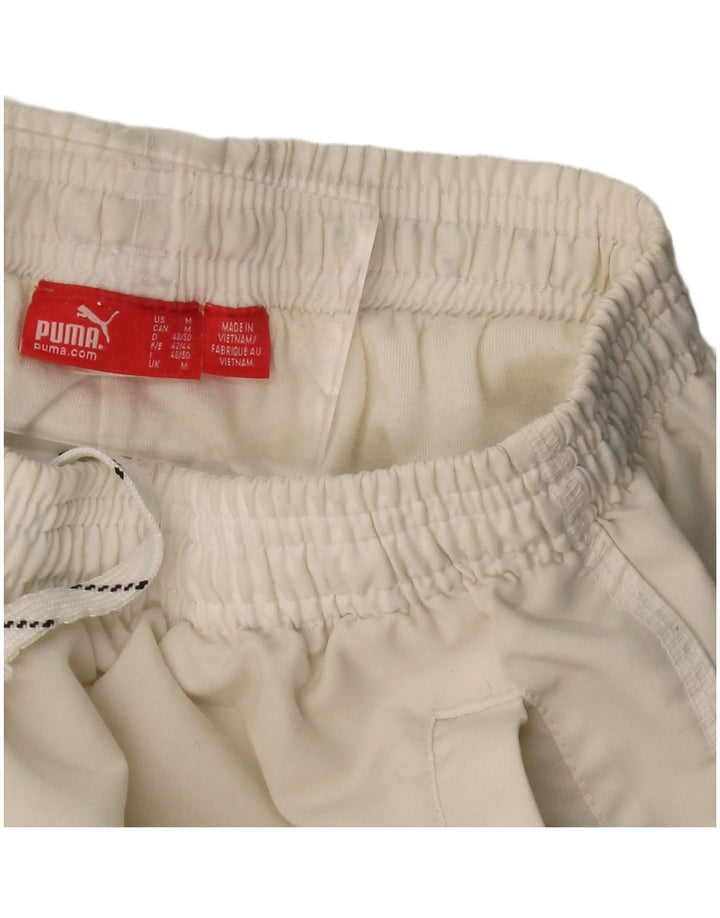 Calça de treino masculina PUMA Graphic Medium Off White