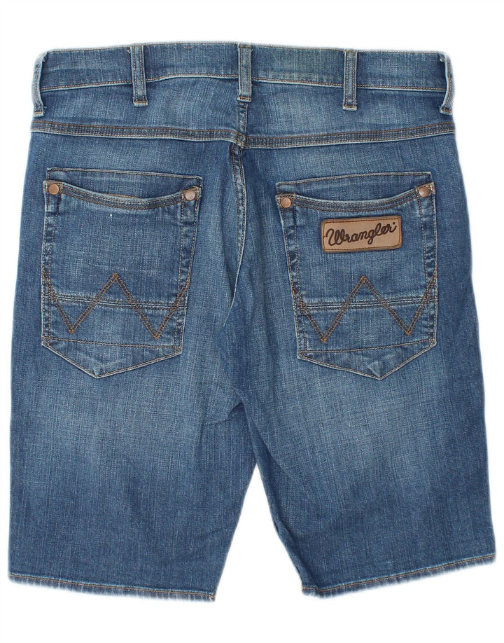 Shorts jeans Wrangler masculino Crank W31 algodão azul médio
