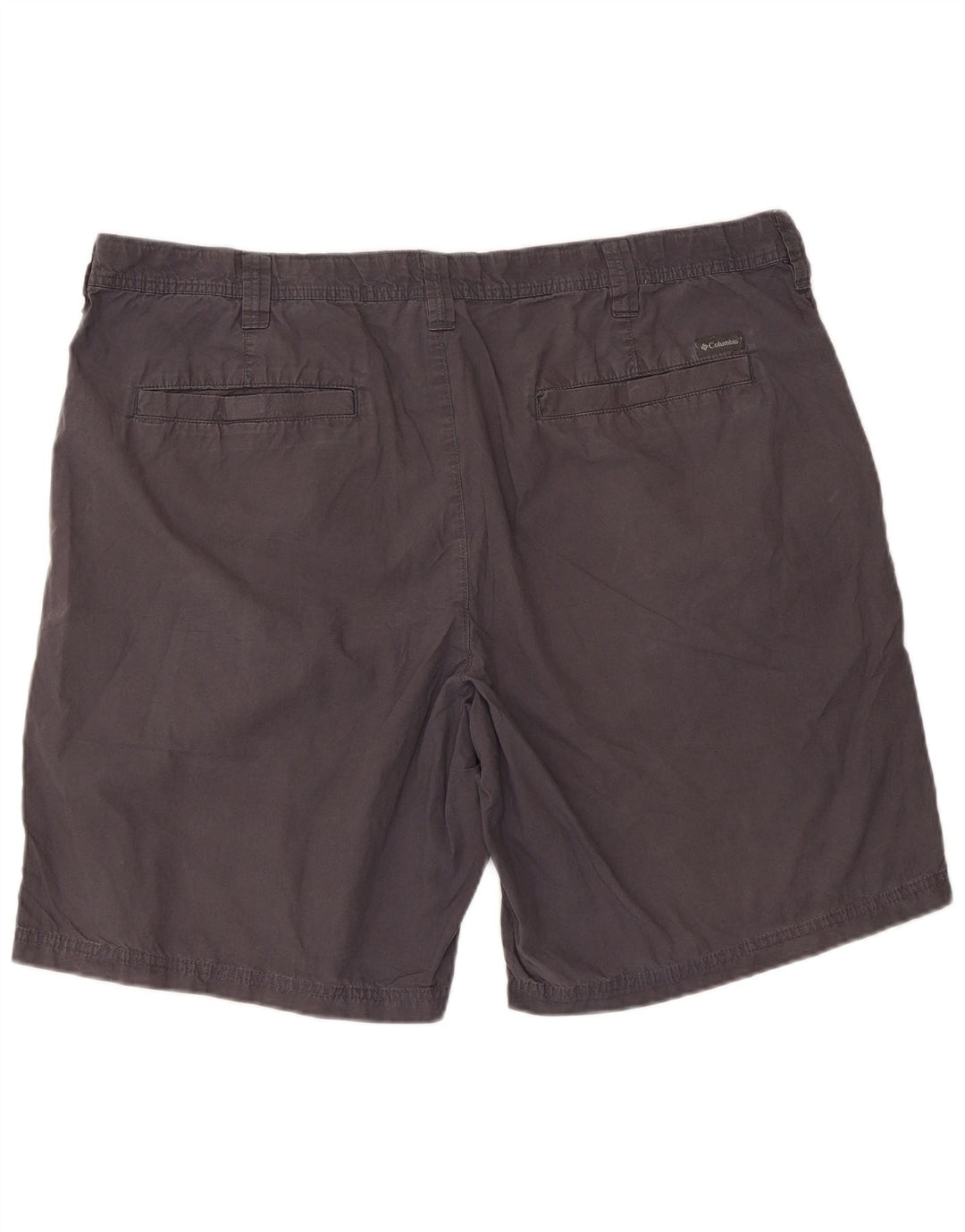 Columbia Mens Chino Shorts W42 2XL Algodão Cinza