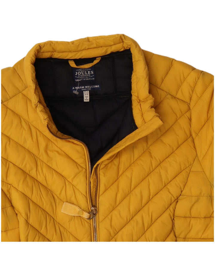 Jaqueta acolchoada feminina JOULES UK 18 XL poliamida amarela