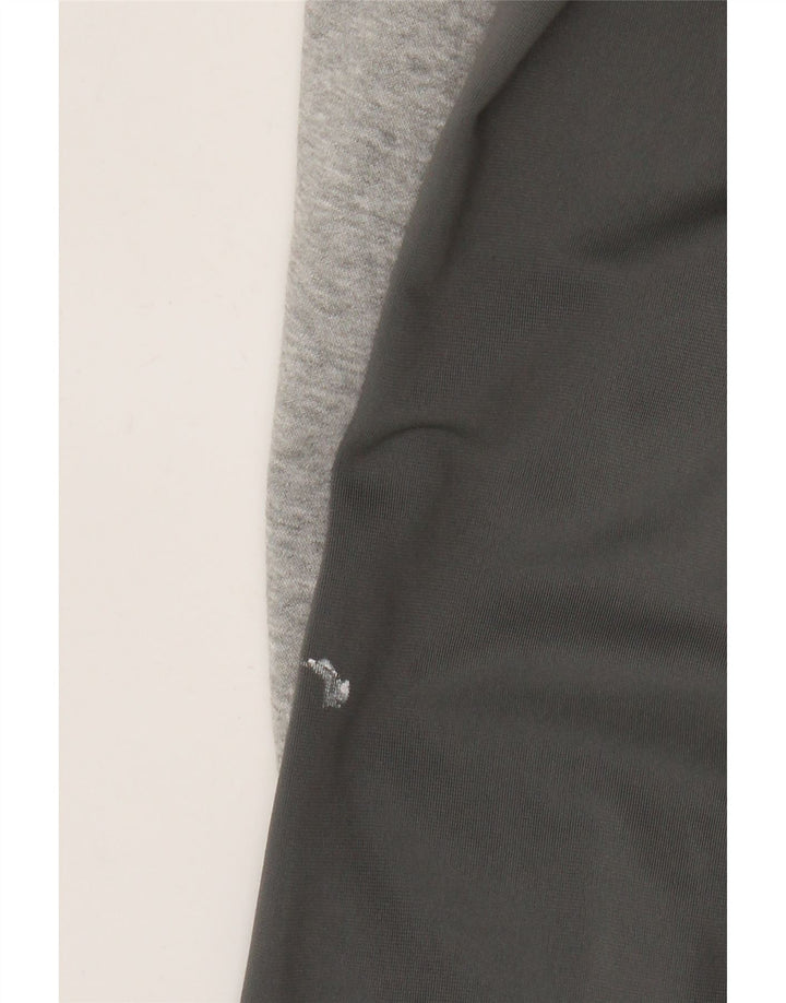 Moletom gráfico masculino Nike Jumper cinza médio algodão colorblock