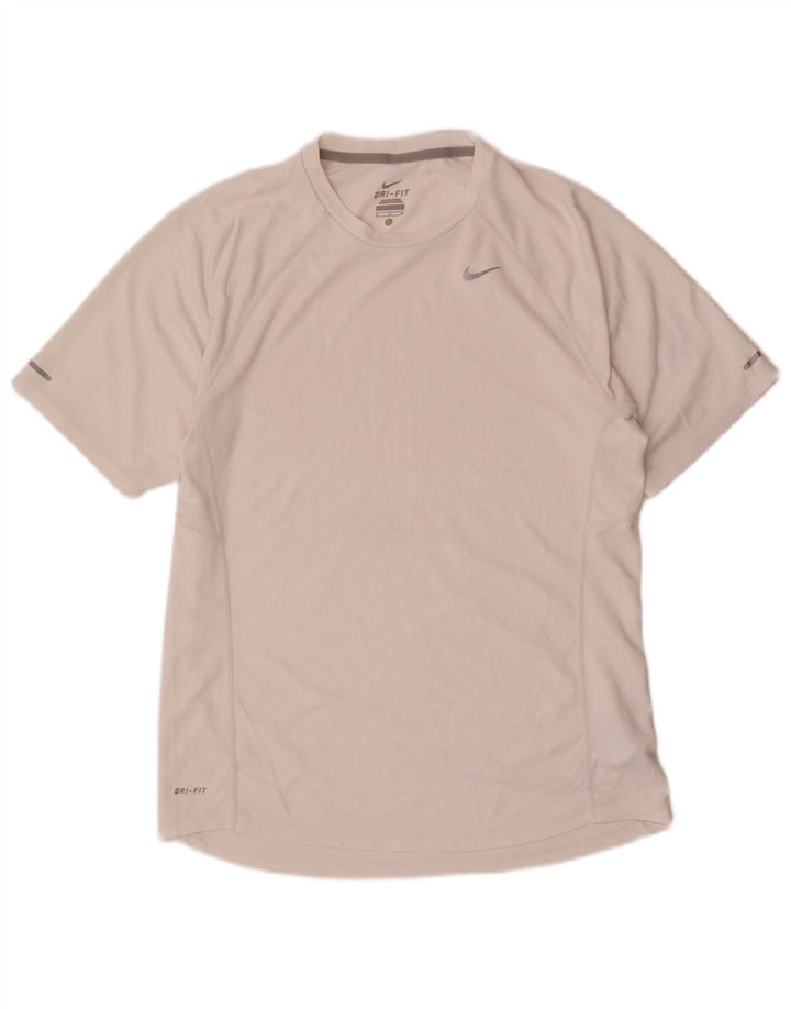 Camiseta Nike Masculina Dri Fit Top Médio Poliéster Branco
