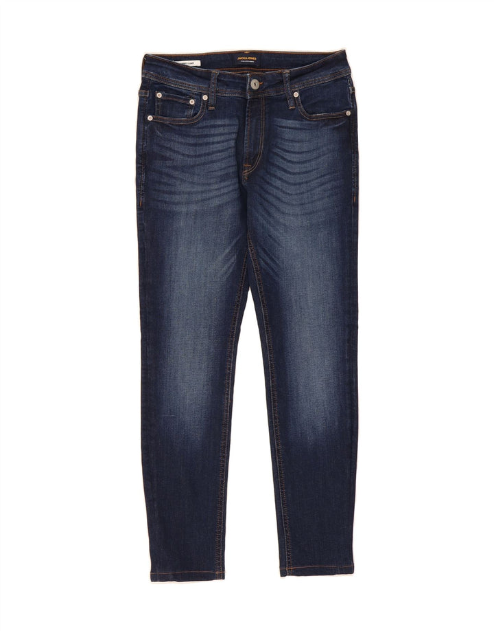 JACK & JONES Mens Liam Skinny Jeans W31 L27  Blue Cotton Vintage Jack & Jones and Second-Hand Jack & Jones from Messina Hembry 