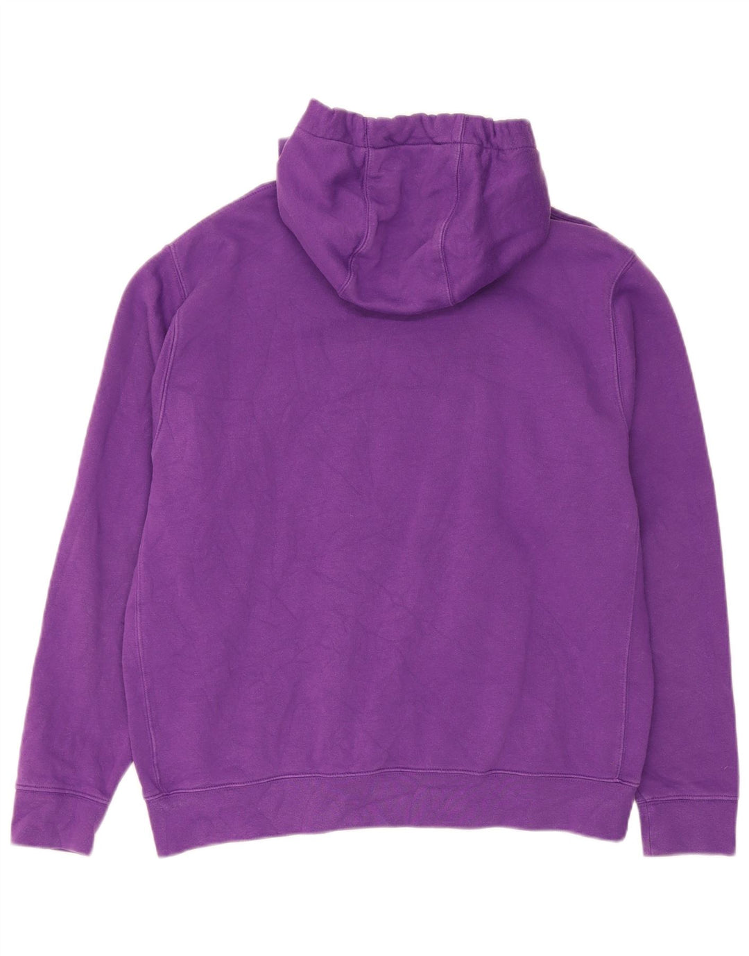 Nike Mens Hoodie Jumper Grande Algodão Roxo