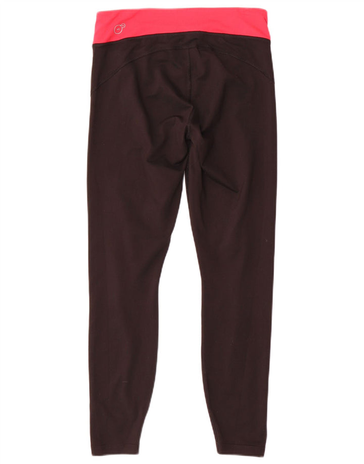 Leggings Puma Femininas UK 10 Pequenas Pretas Colorblock