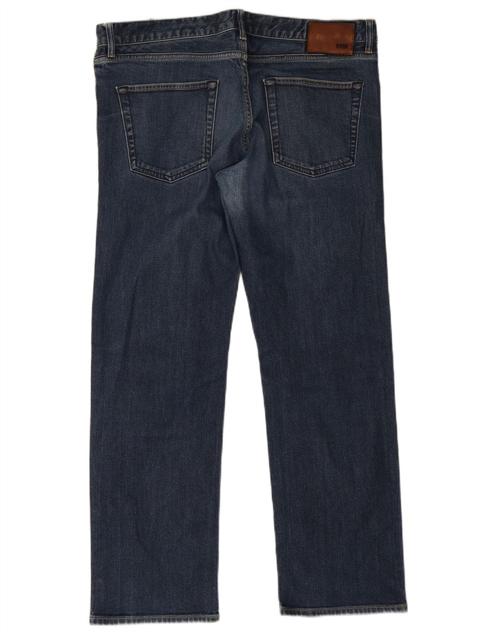 Hugo Boss Jeans retos femininos W38 L32 algodão azul