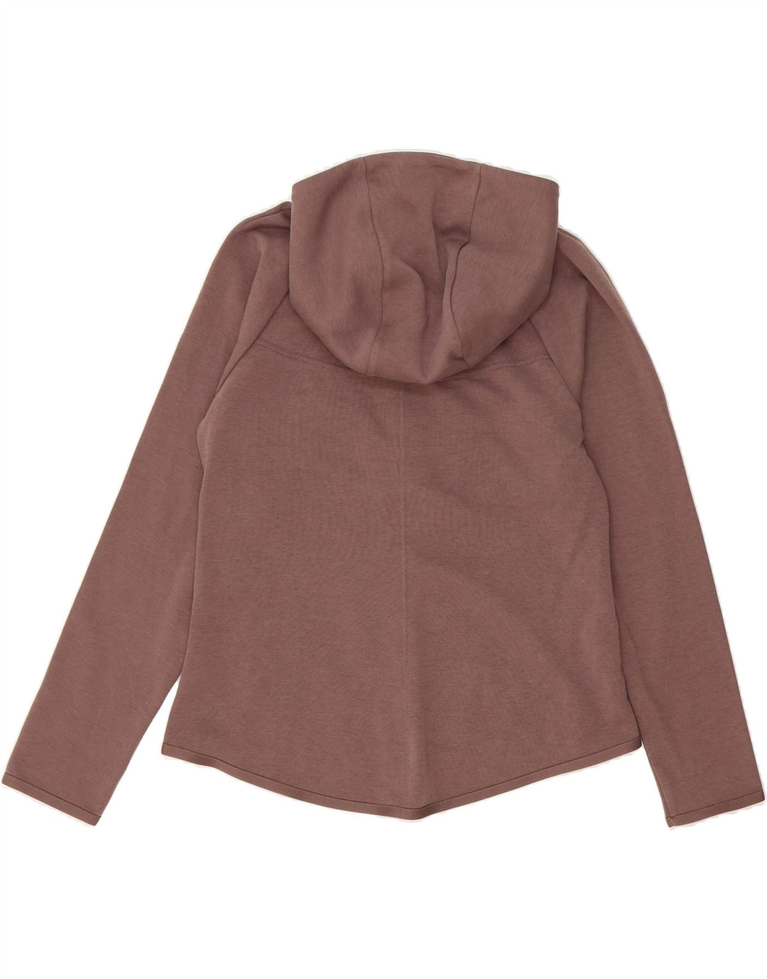 NIKE Womens Zip Hoodie Sweater UK 14 Medium Brown Cotton Vintage Nike and Second-Hand Nike from Messina Hembry 