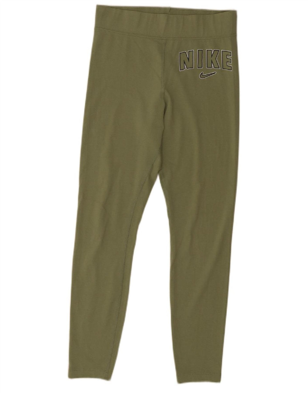 Leggings femininas Nike Graphic UK 12 algodão verde médio