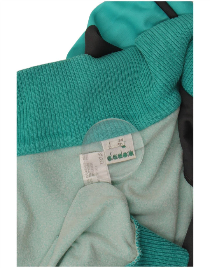 Jaqueta masculina de agasalho DIADORA IT 54 XL turquesa Colourblock