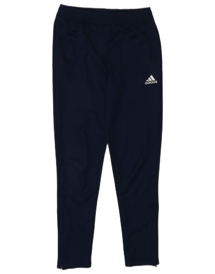 Calças de treino ADIDAS Menino Aeroready 11-12 anos azul marinho poliéster