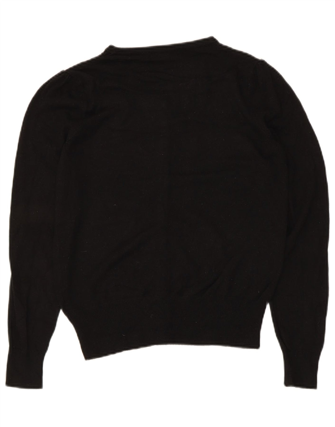 Suéter cardigã feminino Zara Reino Unido 8 pequeno preto viscose