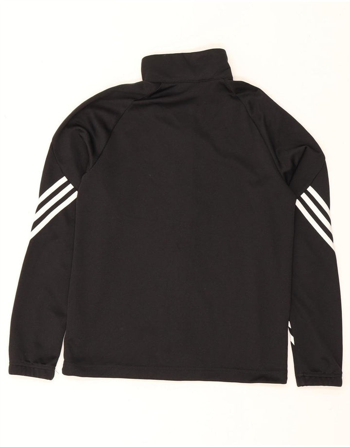Casaco de treino Adidas Boys Climalite 11-12 anos preto poliéster