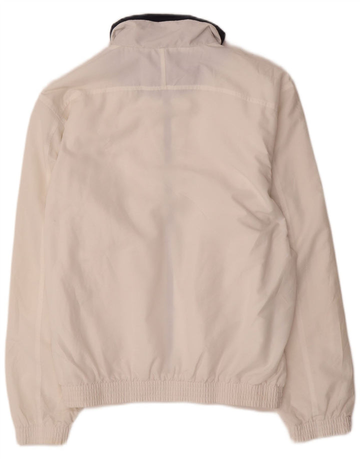 Champion Mens Treino Top Jaqueta Médio Poliéster Branco