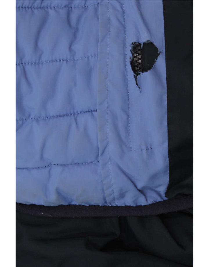 Jaqueta masculina acolchoada com capuz PEPE Jeans UK 38 poliéster azul marinho médio