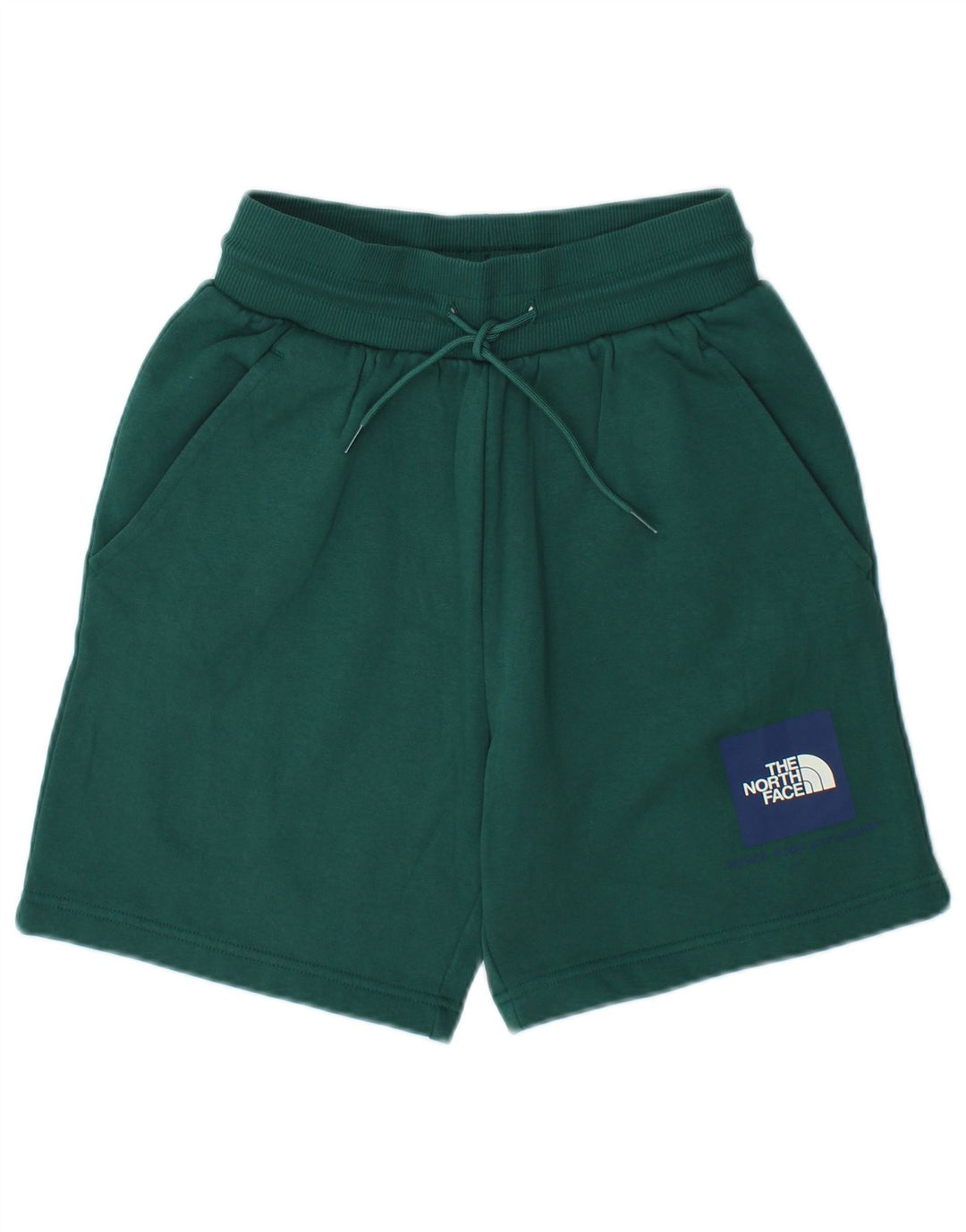 THE NORTH FACE Mens Sport Shorts XS Algodão Verde