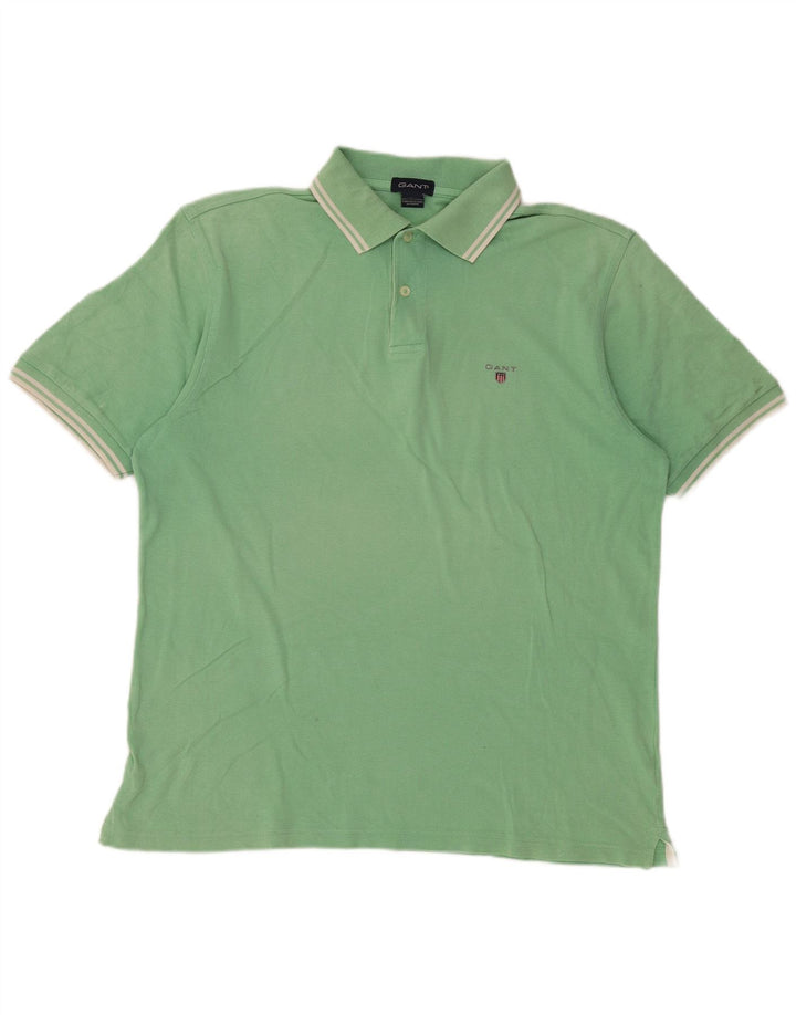 Camisa polo masculina Gant grande verde