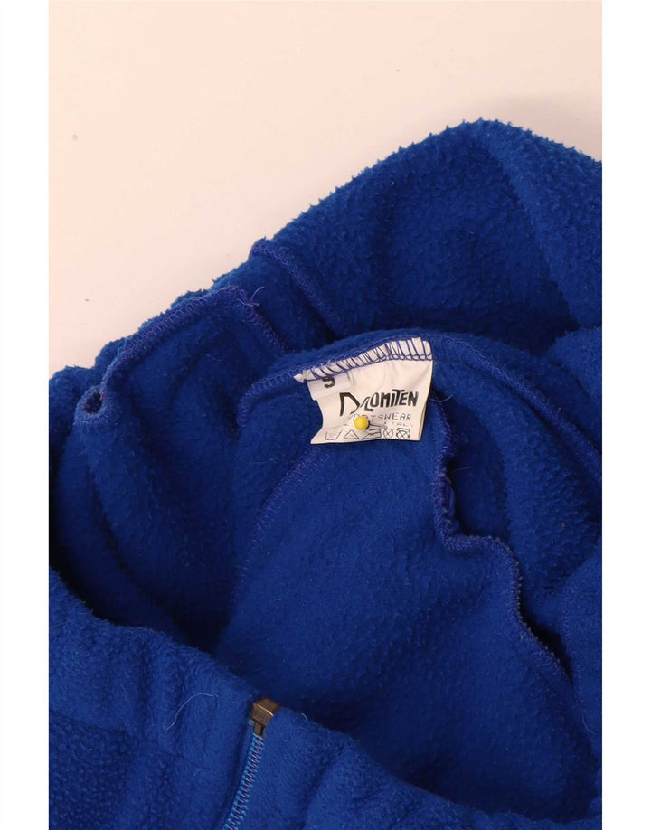 Jaqueta de lã masculina Dolomiten UK 36 poliéster colorblock azul pequeno