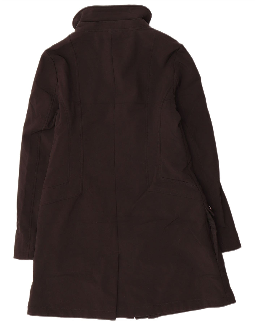 Capa de chuva feminina Calvin Klein UK 10 pequena poliéster preta