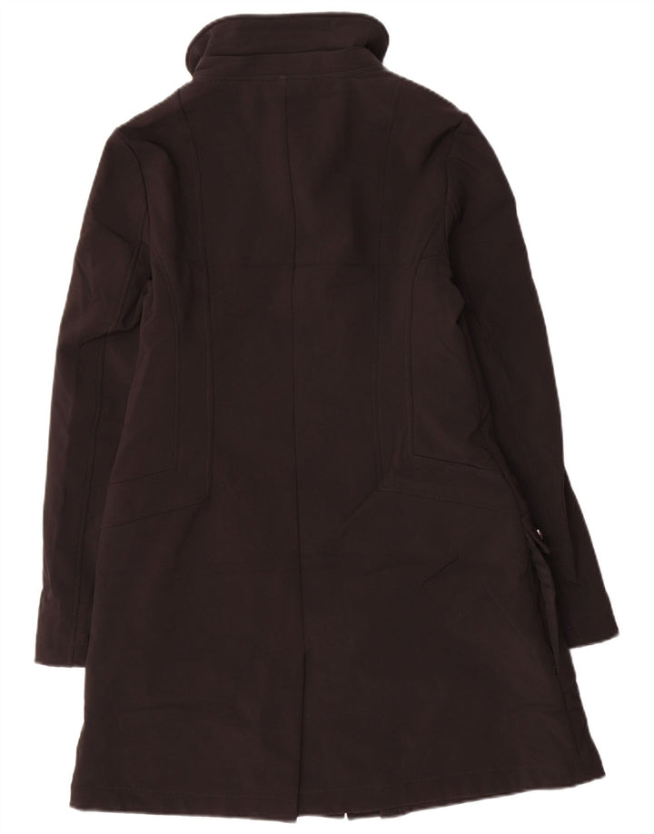 Capa de chuva feminina Calvin Klein UK 10 pequena poliéster preta