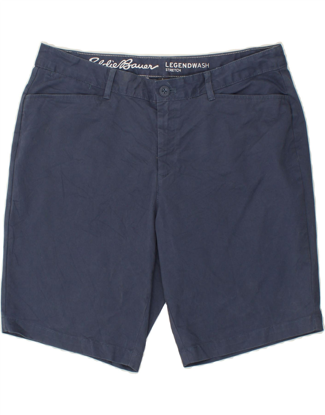EDDIE BAUER Womens Legendwash Bermuda Shorts US 14 XL W36 Blue Cotton Vintage Eddie Bauer and Second-Hand Eddie Bauer from Messina Hembry 