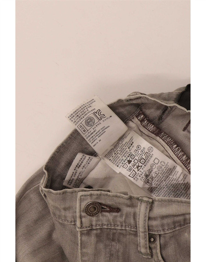 Jeans skinny feminino Levi's W29 L32 algodão cinza