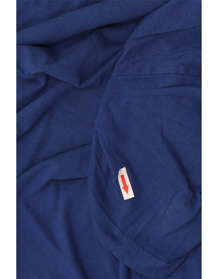 Hurley Camiseta masculina gráfica top grande algodão azul