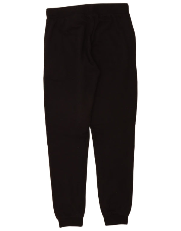 Sergio Tacchini Calça de treino masculina Joggers médio algodão preto