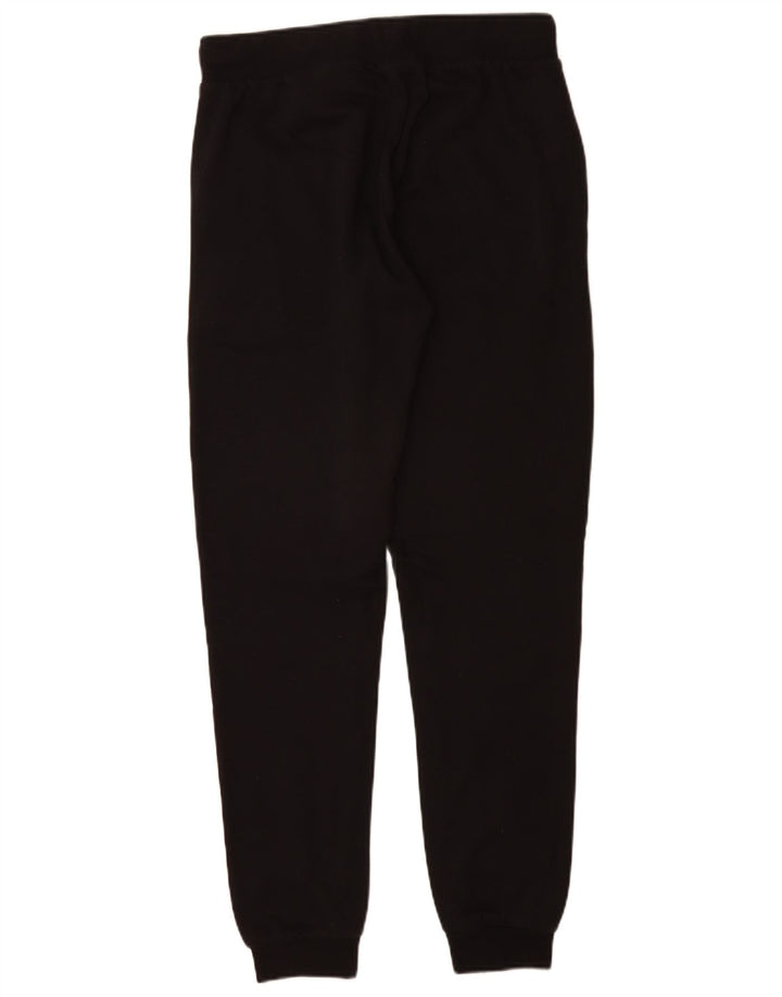 Sergio Tacchini Calça de treino masculina Joggers médio algodão preto