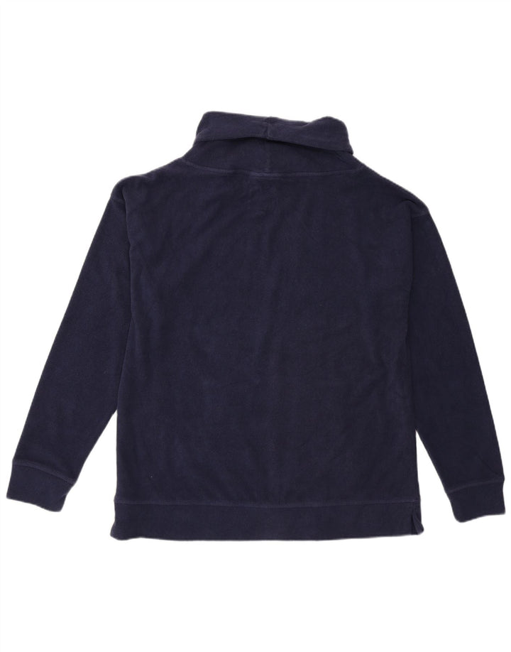 Suéter feminino Fat Face com ajuste relaxado Reino Unido 14 médio azul marinho